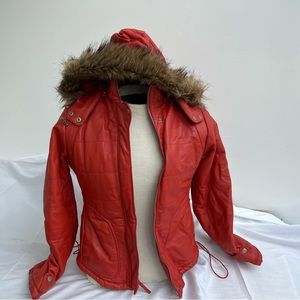 Women's leather jacket